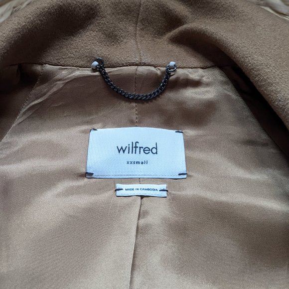 EUC Womens (XXS) - WILFRED Wool + Cashmere Coat w/ Interlining - Picture 9 of 16